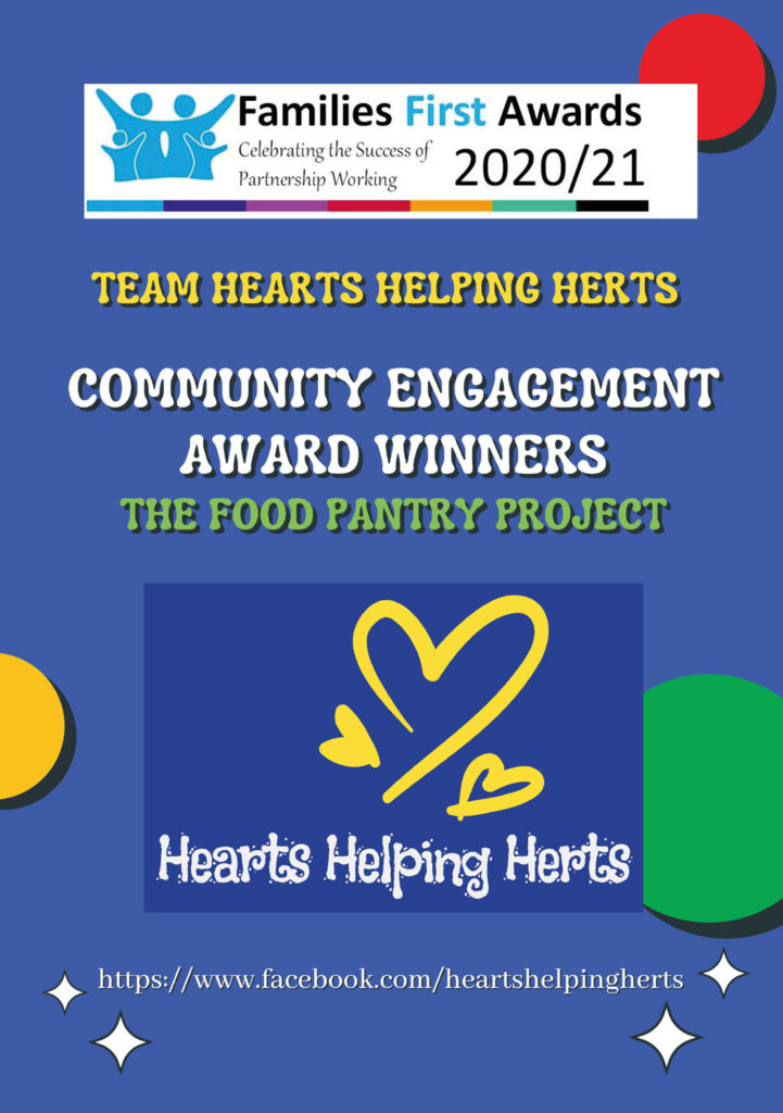 The Food Pantry Families First Awards